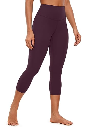 CRZ YOGA Butterluxe Damen High Waist 3/4 Leggings Capri Blickdicht Sport Yoga Fitness Sommer Sporthose - 53cm Dunkellila 44 CRZ YOGA Butterluxe Damen High Waist 3/4 Leggings Capri Blickdicht Sport Yoga Fitness Sommer Sporthose - 53cm Dunkellila 44 von CRZ YOGA