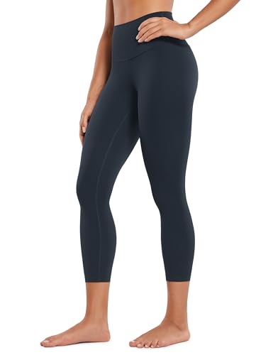 CRZ YOGA Butterluxe Damen High Waist 3/4 Leggings Capri Blickdicht Sport Yoga Fitness Sommer Sporthose - 58cm Echte Marine 40 CRZ YOGA Butterluxe Damen High Waist 3/4 Leggings Capri Blickdicht Sport Yoga Fitness Sommer Sporthose - 58cm Echte Marine 40 von CRZ YOGA