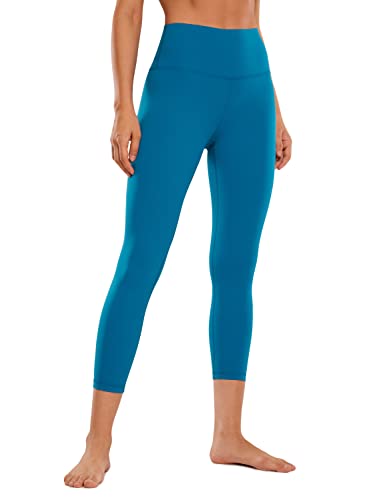 CRZ YOGA Butterluxe Damen High Waist 3/4 Leggings Capri Blickdicht Sport Yoga Fitness Sommer Sporthose - 58cm Superschallblau 40 CRZ YOGA Butterluxe Damen High Waist 3/4 Leggings Capri Blickdicht Sport Yoga Fitness Sommer Sporthose - 58cm Superschallblau 40 von CRZ YOGA