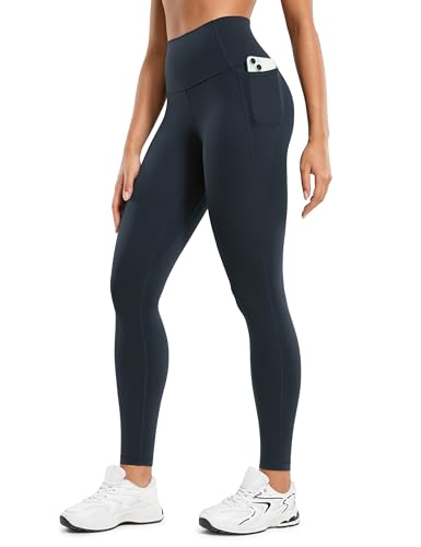 CRZ YOGA Butterluxe Damen High Waist Sport Leggings Blickdicht Soft Yoga Hosen Gym Workout Leggins mit Taschen - 71cm Echte Marine 44 CRZ YOGA Butterluxe Damen High Waist Sport Leggings Blickdicht Soft Yoga Hosen Gym Workout Leggins mit Taschen - 71cm Echte Marine 44 von CRZ YOGA