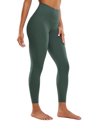 CRZ YOGA Butterluxe Damen High Waist Sport Leggings Blickdicht Yoga Leggins Sporthose Workout Gym Yogahose - 64cm Dunkles Waldgrün 38 CRZ YOGA Butterluxe Damen High Waist Sport Leggings Blickdicht Yoga Leggins Sporthose Workout Gym Yogahose - 64cm Dunkles Waldgrün 38 von CRZ YOGA