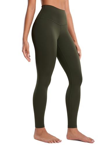 CRZ YOGA Butterluxe Damen High Waist Sport Leggings Blickdicht Yoga Leggins Sporthose Workout Gym Yogahose - 71cm Olivgrun 38 CRZ YOGA Butterluxe Damen High Waist Sport Leggings Blickdicht Yoga Leggins Sporthose Workout Gym Yogahose - 71cm Olivgrun 38 von CRZ YOGA