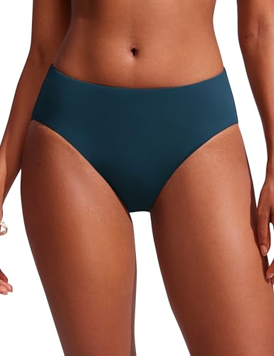 CRZ YOGA Damen Bikini Unterteile Mittlerer Aufstieg Voll Gefüttert Baden Swimsuit Basic Swim Surfen Slips Abzeichen Blau 38 CRZ YOGA Damen Bikini Unterteile Mittlerer Aufstieg Voll Gefüttert Baden Swimsuit Basic Swim Surfen Slips Abzeichen Blau 38 von CRZ YOGA