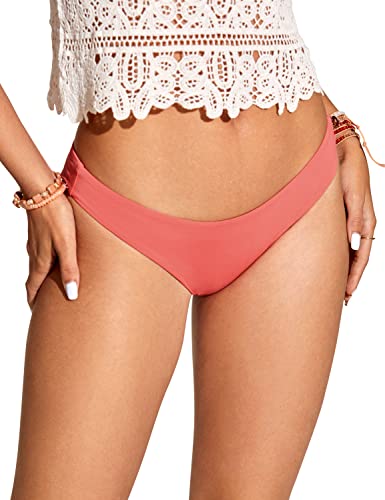 CRZ YOGA Damen Bikinihose Swim Beach Sports Bikini Bottom Sexy Badehose Kadmiumorange 38 von CRZ YOGA