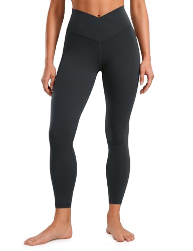 CRZ YOGA Damen Butterluxe Cross Waist Workout Leggings V Cross High Waisted Bauchkontrolle Gym Yoga Leggings - 64cm Melanit 40 CRZ YOGA Damen Butterluxe Cross Waist Workout Leggings V Cross High Waisted Bauchkontrolle Gym Yoga Leggings - 64cm Melanit 40 von CRZ YOGA