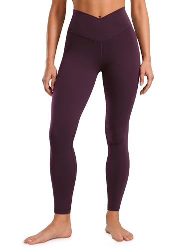 CRZ YOGA Damen Butterluxe Cross Waist Workout Leggings V Cross High Waist Bauchkontrolle Lounge Yoga Leggings - 71cm Dunkellila 38 CRZ YOGA Damen Butterluxe Cross Waist Workout Leggings V Cross High Waist Bauchkontrolle Lounge Yoga Leggings - 71cm Dunkellila 38 von CRZ YOGA