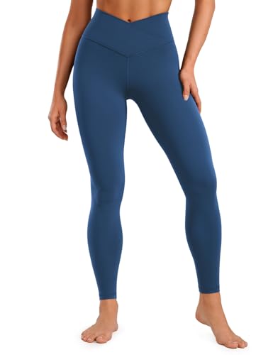 CRZ YOGA Damen Butterluxe Cross Waist Workout Leggings V Cross High Waist Bauchkontrolle Lounge Yoga Leggings - 71cm FRANZÖSISCHE Marine 40 CRZ YOGA Damen Butterluxe Cross Waist Workout Leggings V Cross High Waist Bauchkontrolle Lounge Yoga Leggings - 71cm FRANZÖSISCHE Marine 40 von CRZ YOGA