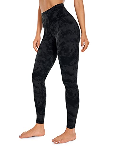 CRZ YOGA Butterluxe Damen High Waist Sport Leggings Blickdicht Yoga Leggins Sporthose Workout Gym Yogahose - 71cm Der Rauchtintennebel 38 von CRZ YOGA