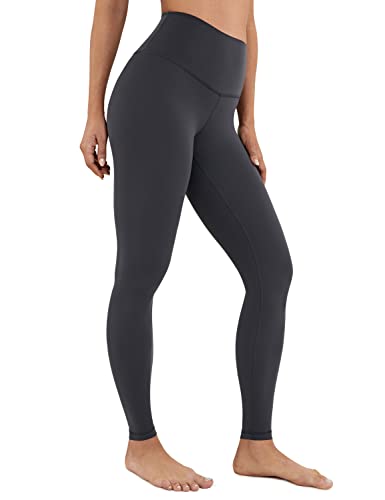 CRZ YOGA Butterluxe Damen High Waist Sport Leggings Blickdicht Yoga Leggins Sporthose Workout Gym Yogahose - 71cm Melanit 40 von CRZ YOGA