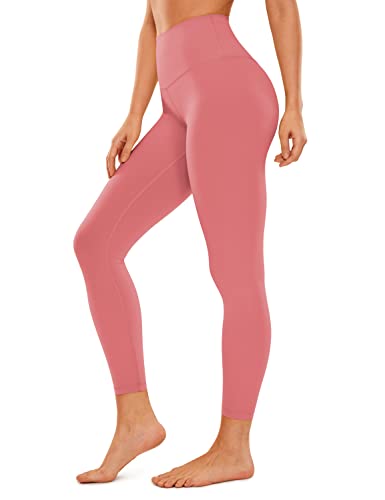 CRZ YOGA Butterluxe Damen High Waist Yoga Leggings - 64cm Weiche Blickdicht Leggins Workout Fitness Sport Gym Yogahose Briar Rose 40 von CRZ YOGA