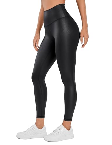 CRZ YOGA Butterluxe Damen High Waist Sport Leggings Blickdicht Yoga Leggins Sporthose Workout Gym Yogahose - 64cm Kunstleder Schwarz 42 CRZ YOGA Butterluxe Damen High Waist Sport Leggings Blickdicht Yoga Leggins Sporthose Workout Gym Yogahose - 64cm Kunstleder Schwarz 42 von CRZ YOGA