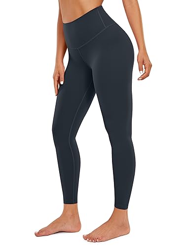 CRZ YOGA Butterluxe Damen High Waist Sport Leggings Blickdicht Yoga Leggins Sporthose Workout Gym Yogahose - 64cm Echte Marine 40 von CRZ YOGA