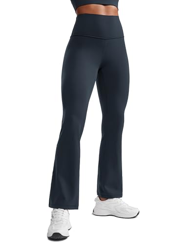 CRZ YOGA Damen Butterluxe Yogahose Schlaghose High Waist Blickdicht Flared Leggings Bootcut Bootleg Soft Sporthose - 74cm Echte Marine 38 CRZ YOGA Damen Butterluxe Yogahose Schlaghose High Waist Blickdicht Flared Leggings Bootcut Bootleg Soft Sporthose - 74cm Echte Marine 38 von CRZ YOGA