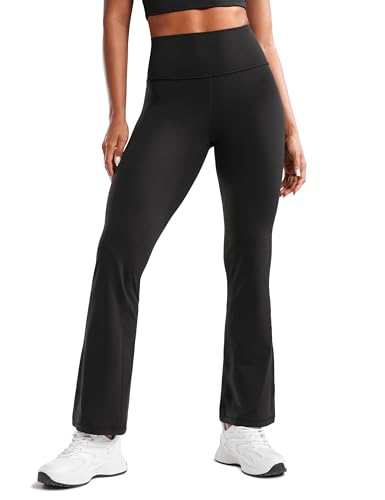 CRZ YOGA Damen Butterluxe Yogahose Schlaghose High Waist Blickdicht Flared Leggings Bootcut Bootleg Soft Sporthose - 74cm Schwarz 42 CRZ YOGA Damen Butterluxe Yogahose Schlaghose High Waist Blickdicht Flared Leggings Bootcut Bootleg Soft Sporthose - 74cm Schwarz 42 von CRZ YOGA