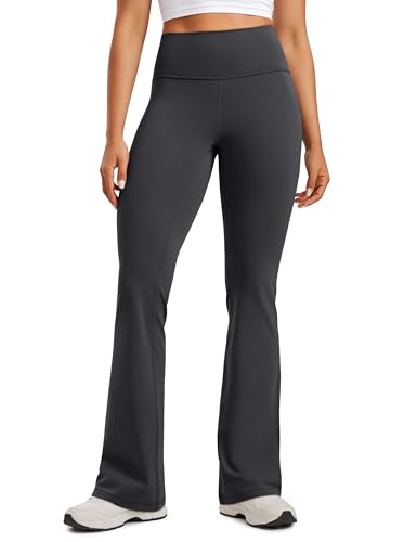 CRZ YOGA Damen Butterluxe Yogahose Schlaghose High Waist Blickdicht Flared Leggings Bootcut Bootleg Soft Sporthose - 85cm Mysteriöses Grau 38 CRZ YOGA Damen Butterluxe Yogahose Schlaghose High Waist Blickdicht Flared Leggings Bootcut Bootleg Soft Sporthose - 85cm Mysteriöses Grau 38 von CRZ YOGA