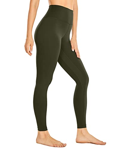 CRZ YOGA Damen Naked Feeling Leggings Sporthose High Waist Yogahose Sport Leggins Fitness Yoga Hose - 64cm Olivgrun 42 CRZ YOGA Damen Naked Feeling Leggings Sporthose High Waist Yogahose Sport Leggins Fitness Yoga Hose - 64cm Olivgrun 42 von CRZ YOGA