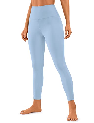 CRZ YOGA Damen Naked Feeling Leggings Sporthose High Waist Yogahose Sport Leggins Fitness Yoga Hose - 64cm Das Brisenblau 40 von CRZ YOGA
