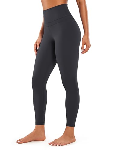 CRZ YOGA Damen Naked Feeling Sport Leggings High Wasit Sporthose Yogahose Blickdicht Lange Yoga Leggins - 64cm Tinte grau 38 CRZ YOGA Damen Naked Feeling Sport Leggings High Wasit Sporthose Yogahose Blickdicht Lange Yoga Leggins - 64cm Tinte grau 38 von CRZ YOGA