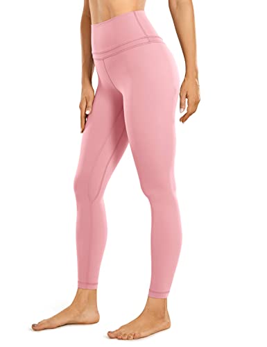 CRZ YOGA Damen Naked Feeling Sport Leggings High Wasit Sporthose Yogahose Blickdicht Lange Yoga Leggins - 64cm Das Herzschlagpulver 42 von CRZ YOGA