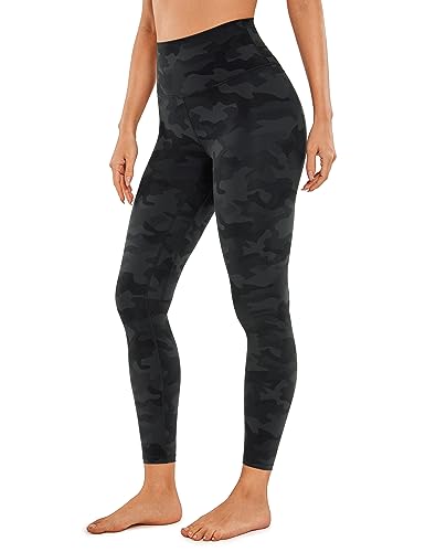 CRZ YOGA Gebürstetes Gefühl Damen Sport Leggings Yogahose High Waist Blickdicht Fitness Leggins Sporthose - 64cm Dunkelgraue Tarnung 44 CRZ YOGA Gebürstetes Gefühl Damen Sport Leggings Yogahose High Waist Blickdicht Fitness Leggins Sporthose - 64cm Dunkelgraue Tarnung 44 von CRZ YOGA
