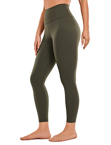 CRZ YOGA Gebürstetes Gefühl Damen Sport Leggings Yogahose High Waist Blickdicht Fitness Leggins Sporthose - 64cm Olivgrun 44 CRZ YOGA Gebürstetes Gefühl Damen Sport Leggings Yogahose High Waist Blickdicht Fitness Leggins Sporthose - 64cm Olivgrun 44 von CRZ YOGA