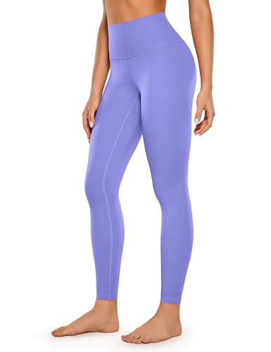 CRZ YOGA Gebürstetes Gefühl Damen Sport Leggings Yogahose High Waist Blickdicht Fitness Leggins Sporthose - 71cm Dunkles Lavendelviolett 40 CRZ YOGA Gebürstetes Gefühl Damen Sport Leggings Yogahose High Waist Blickdicht Fitness Leggins Sporthose - 71cm Dunkles Lavendelviolett 40 von CRZ YOGA