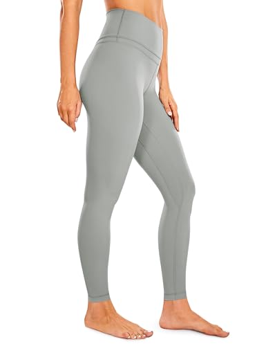 CRZ YOGA Naked Feeling Damen Leggings High Wasit Sportleggins Blickdicht Lange Sport Leggins Yogahose - 71cm Sterling 38 von CRZ YOGA