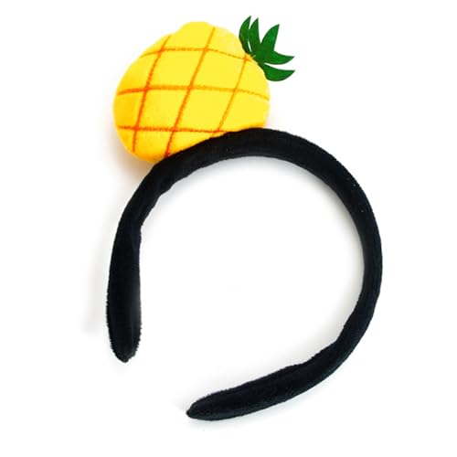 CRZQXOUR 1 x Ananas-Haarschmuck, niedliches Plüsch-Stirnband für Mädchen, Haarreif, Haar-Accessoire, modische Haarbänder für Damen CRZQXOUR 1 x Ananas-Haarschmuck, niedliches Plüsch-Stirnband für Mädchen, Haarreif, Haar-Accessoire, modische Haarbänder für Damen von CRZQXOUR