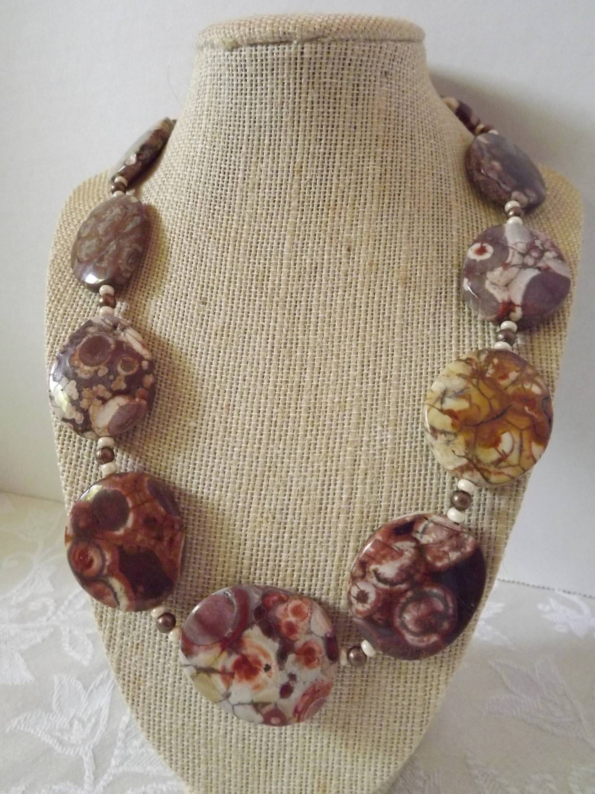 Braune Ryolith Kette Braune Ryolith Kette von CRawlinsCollection