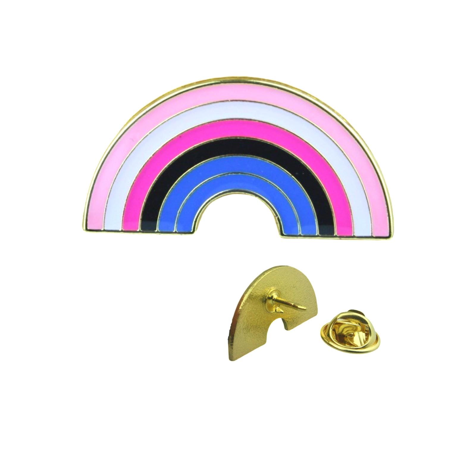 Lgbtq Emaille Pin/Brosche - Regenbogen Anstecker Gender Fluid Genderfluid Accessories Geschenk Für von CSDCommunity