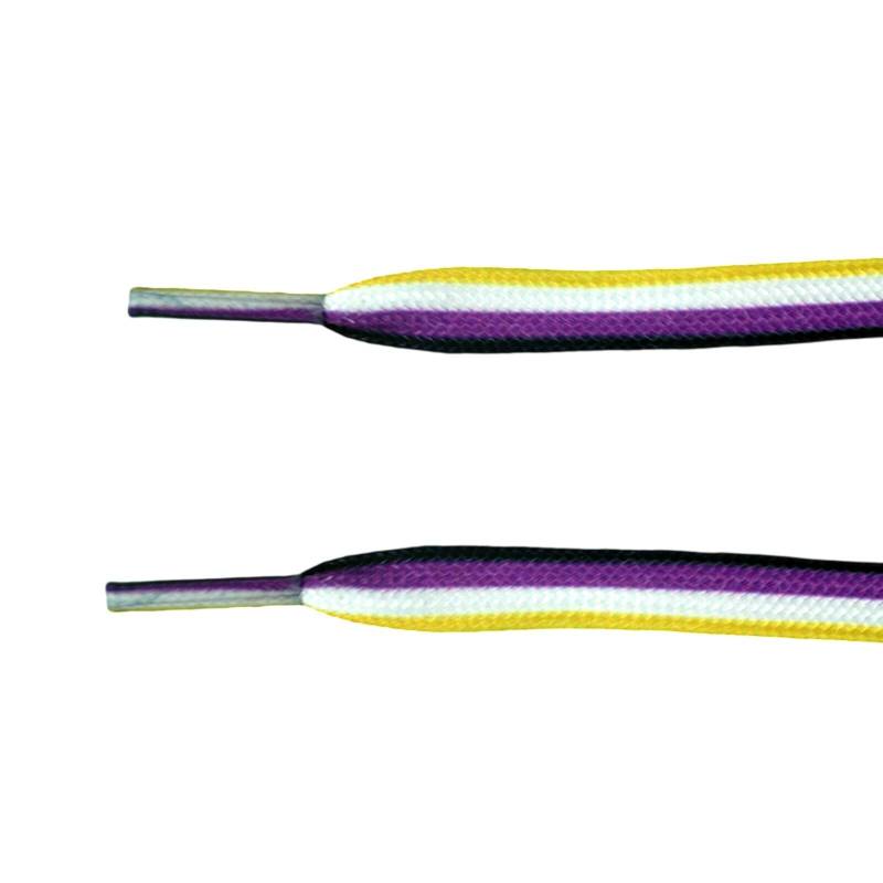 Lgbtq Schnürsenkel - Nonbinäre Schnürsenkel, Nonbinary Laces, 100 cm 120 150 Gift Csd Laces For Nonbinary People von CSDCommunity