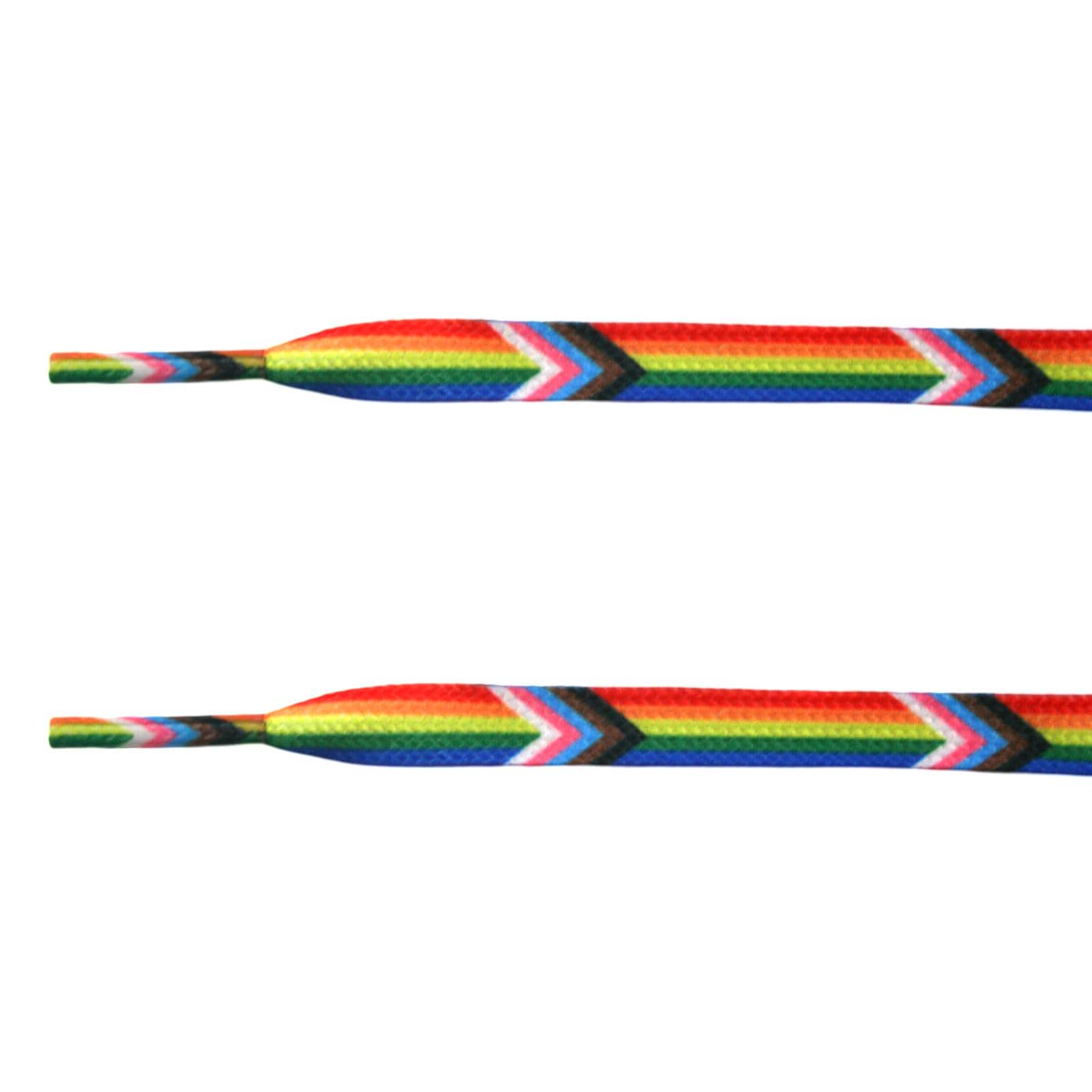 Lgbtq Schnürsenkel - Progress Pride Schnürsenkel, Pridelaces, 100 cm 120 150 Csd Gift Laces For Queer People von CSDCommunity