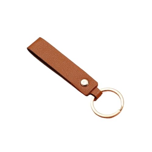 CSFFA 1/5 stücke PU Leder Schlüsselanhänger Werbegeschenk Leder Schlüsselanhänger for Männer Frauen Autoschlüsselband Taille Brieftasche Schlüsselanhänger Schlüsselanhänger(Brown_5pcs) von CSFFA