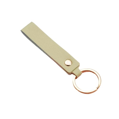 CSFFA 1/5 stücke PU Leder Schlüsselanhänger Werbegeschenk Leder Schlüsselanhänger for Männer Frauen Autoschlüsselband Taille Brieftasche Schlüsselanhänger Schlüsselanhänger(Light Green_1pcs) von CSFFA