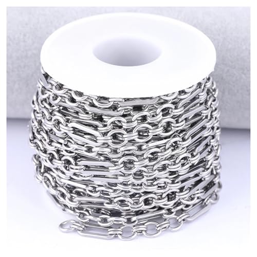 CSFFA 1 Meter Edelstahl-Schmuckketten for Armbänder, Fußkettchen, Halsketten, DIY-Bastelmaterialien CSFFA 1 Meter Edelstahl-Schmuckketten for Armbänder, Fußkettchen, Halsketten, DIY-Bastelmaterialien von CSFFA