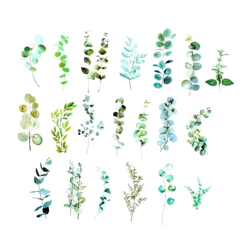 CSFFA 40 Teile/Beutel Pflanze Natur Blume Dekorative PVC Aufkleber Epoxidharz Handwerk Füllstoffe Material for DIY Epoxidharz Formen Buch Dekor(Multi) von CSFFA