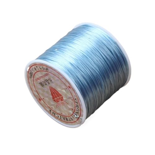 CSFFA 60 m 0,5–1,2 mm Starke elastische Kristallperlenschnur, Stretchfaden for Armbänder und Halsketten zur Schmuckherstellung, Flexible Schnur for Selbermachen(Pink) von CSFFA