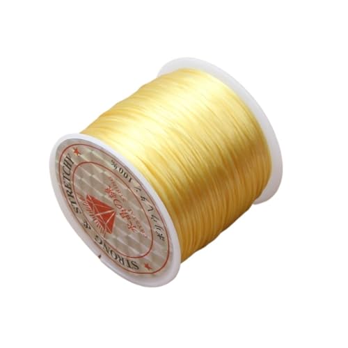 CSFFA 60 m 0,5–1,2 mm Starke elastische Kristallperlenschnur, Stretchfaden for Armbänder und Halsketten zur Schmuckherstellung, Flexible Schnur for Selbermachen(Purple) von CSFFA