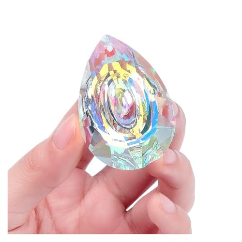 CSFFA AB-Farbe Kristallglas Prisma Anhänger 10 Formen Hängender Sonnenfänger Zubehör Regenbogen Maker Ornament Kristall Kronleuchter Teile(1) von CSFFA