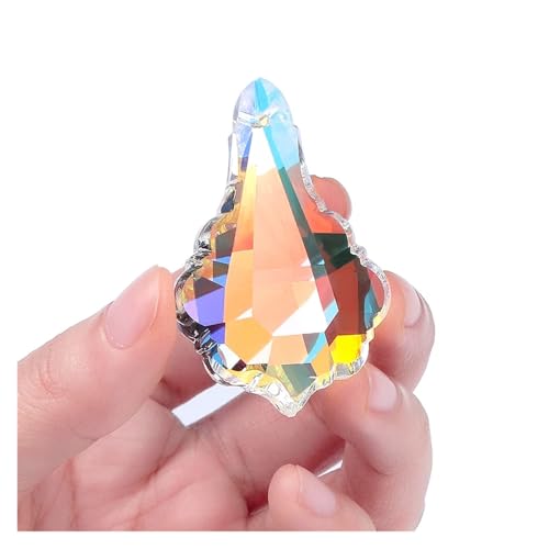 CSFFA AB-Farbe Kristallglas Prisma Anhänger 10 Formen Hängender Sonnenfänger Zubehör Regenbogen Maker Ornament Kristall Kronleuchter Teile(8) von CSFFA