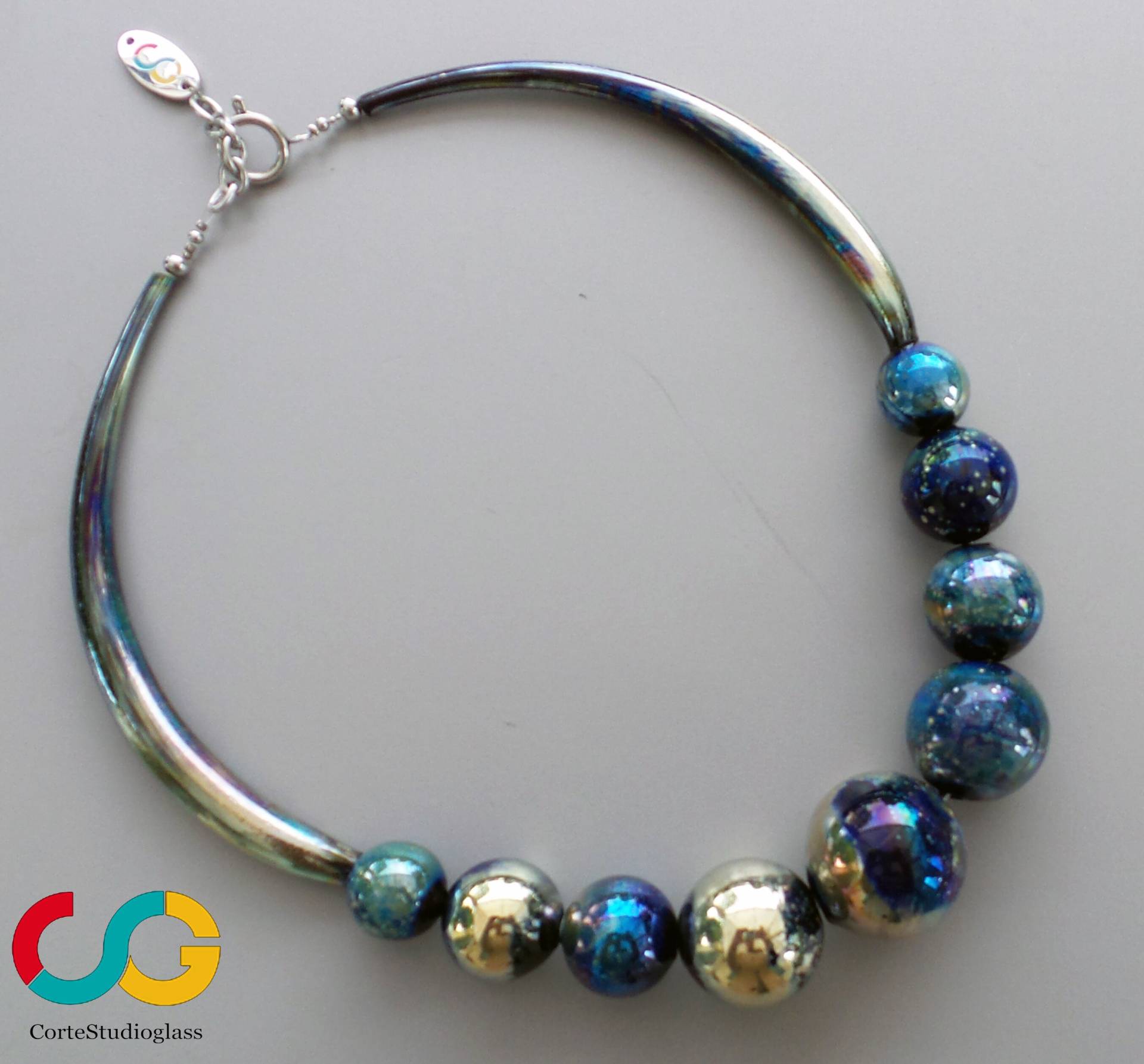 Blase Halskette - Murano Halskette-statement Halskette-Collier En Verre-Collana Di Vetro Blase Halskette - Murano Halskette-statement Halskette-Collier En Verre-Collana Di Vetro von CSGARTE