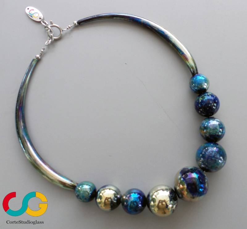 Blase Halskette - Murano Halskette-statement Halskette-Collier En Verre-Collana Di Vetro Blase Halskette - Murano Halskette-statement Halskette-Collier En Verre-Collana Di Vetro von CSGARTE