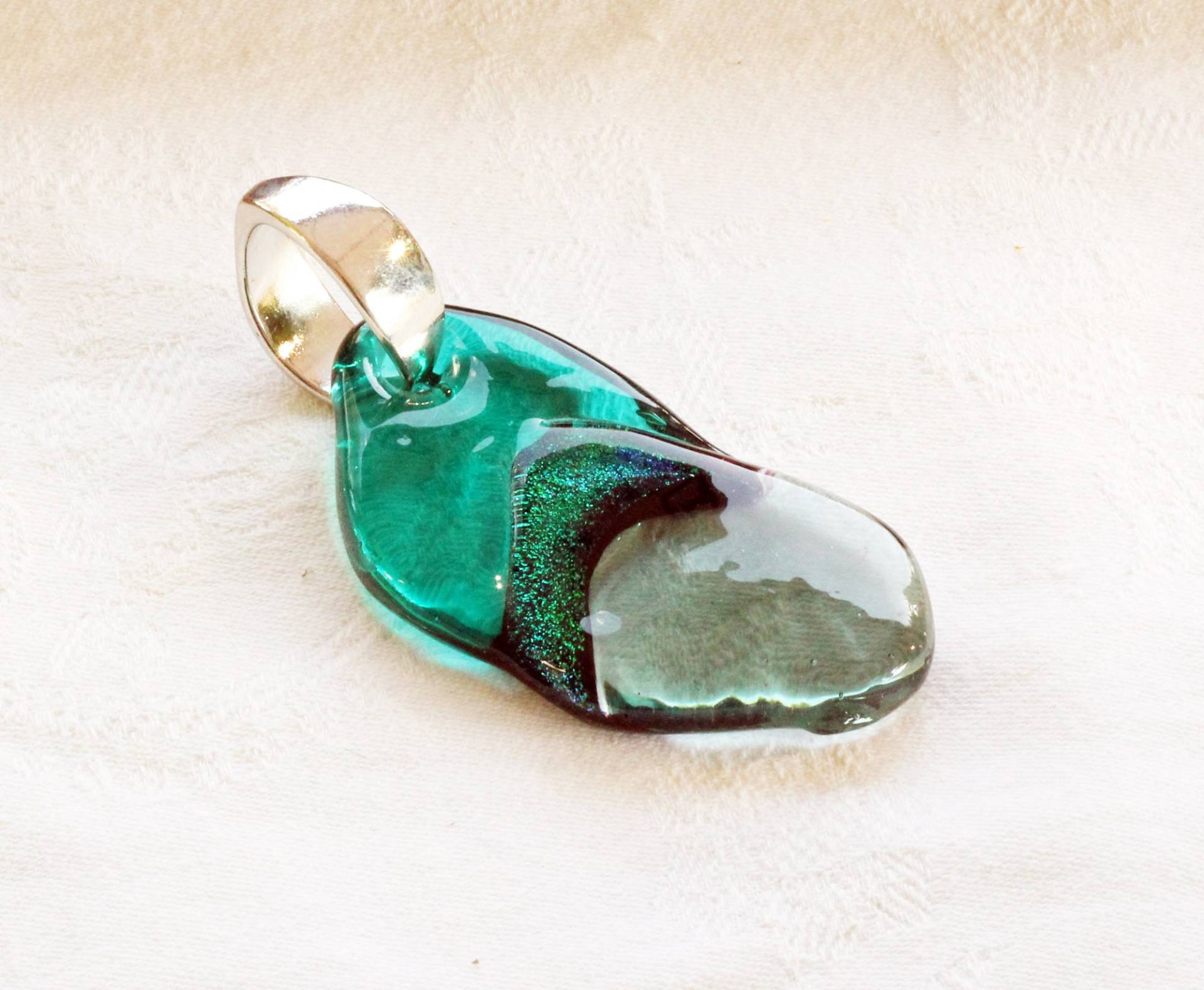 Muranoglas Anhänger-Lampwork Glas Anhänger -Glasanhänger-Dichroic Glas-Exklusives Design Von Csg Muranoglas Anhänger-Lampwork Glas Anhänger -Glasanhänger-Dichroic Glas-Exklusives Design Von Csg von CSGARTE