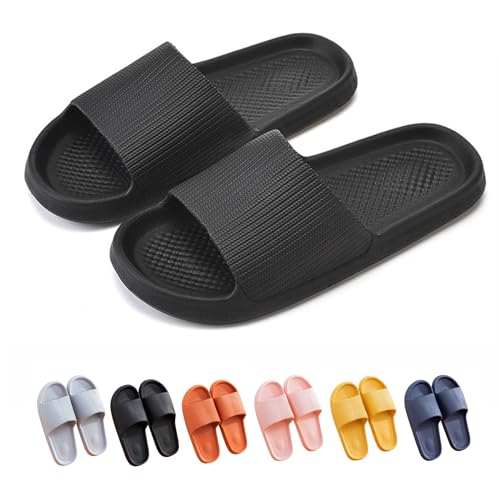 CSHE Badeschuhe Herren Damen Cozislides Original Slippers Badeschlappen Cloudyzz Schlappen Wolke Hausschuhe Gummi Home Slippers rutschfeste Pantoletten Herren Medizin, Pflege & Gastronomie Schuhe von CSHE