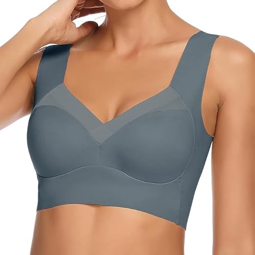 CSHE Damen Nahtlos Spitzen BH Weicher Damen Push-Up BH Gepolstert - Atmungsaktiver und Leichter, Klassische Bustier Damen BH Modern Feeling Schön Sportbh von CSHE