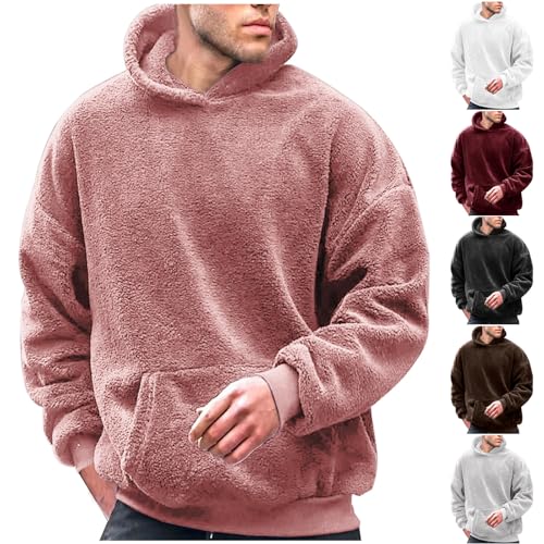 CSHE Hoodie Herren Kapuzenpullover 2024 Winter Warm Freizeit Pullover Langarm Kordelzug Sweatshirt Männer Kapuzenpulli Hooded Sweat von CSHE