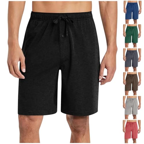 CSHE Kurz Hosen Herren Shorts Luftige Sommer Lockere Passform Strand Shorts Beach Hose Leicht Sommershorts Freizeithose mit Taschen von CSHE