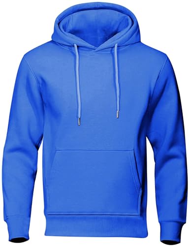 Hoodie Herren Oversize Sweatshirt Casual Pullover Hoody mit Kapuze Männer Einfarbig Kapuzenpullover Frühling und Herbst Oberteil Longsleeve Regular Fit Hooded Y2k Pulli von CSHE
