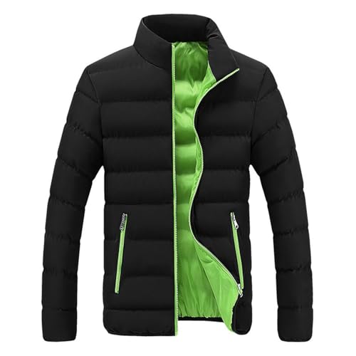 Winterjacke Herren Daunenjacke mit Reißverschluss Leichte Steppjacke Herren-Jacken Bequeme Casual Puffer Jacket Basic Übergangsjacke Outdoor Softshelljacke Winter Kleidung von CSHE