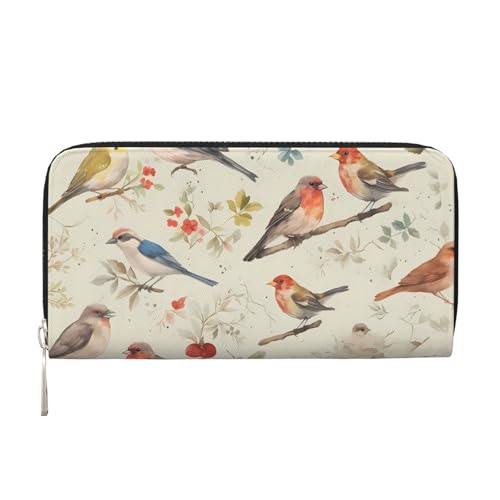 CSIVKEJ Geldscheinklammer mit Reißverschluss, PU-Leder, lang, mit Kartenfächern, Tiere 11, Einheitsgröße, Zeitgenössisch von CSIVKEJ